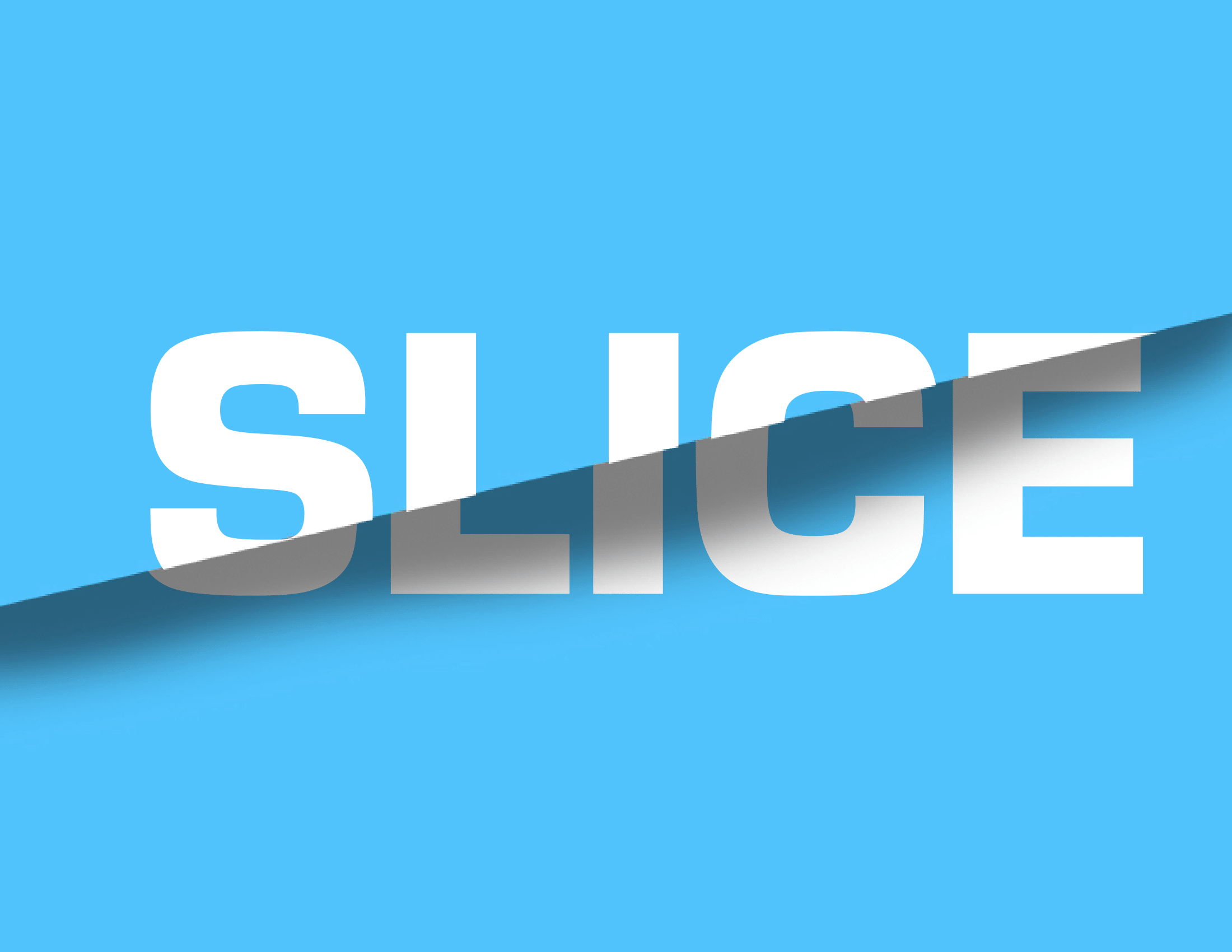 Slice Photoshop Effect